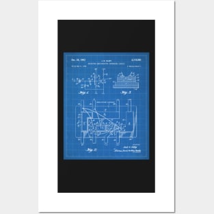 First Circuit Patent - Electrician Maker Workshop Art - Blueprint Posters and Art